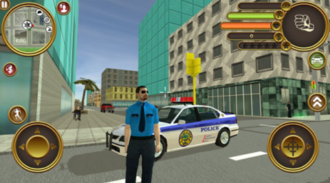 警匪追逐实机画面
