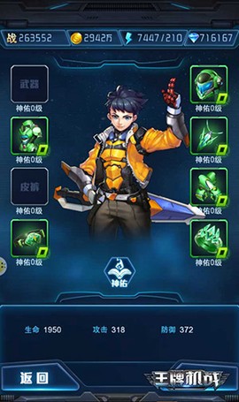 指挥官装备界面